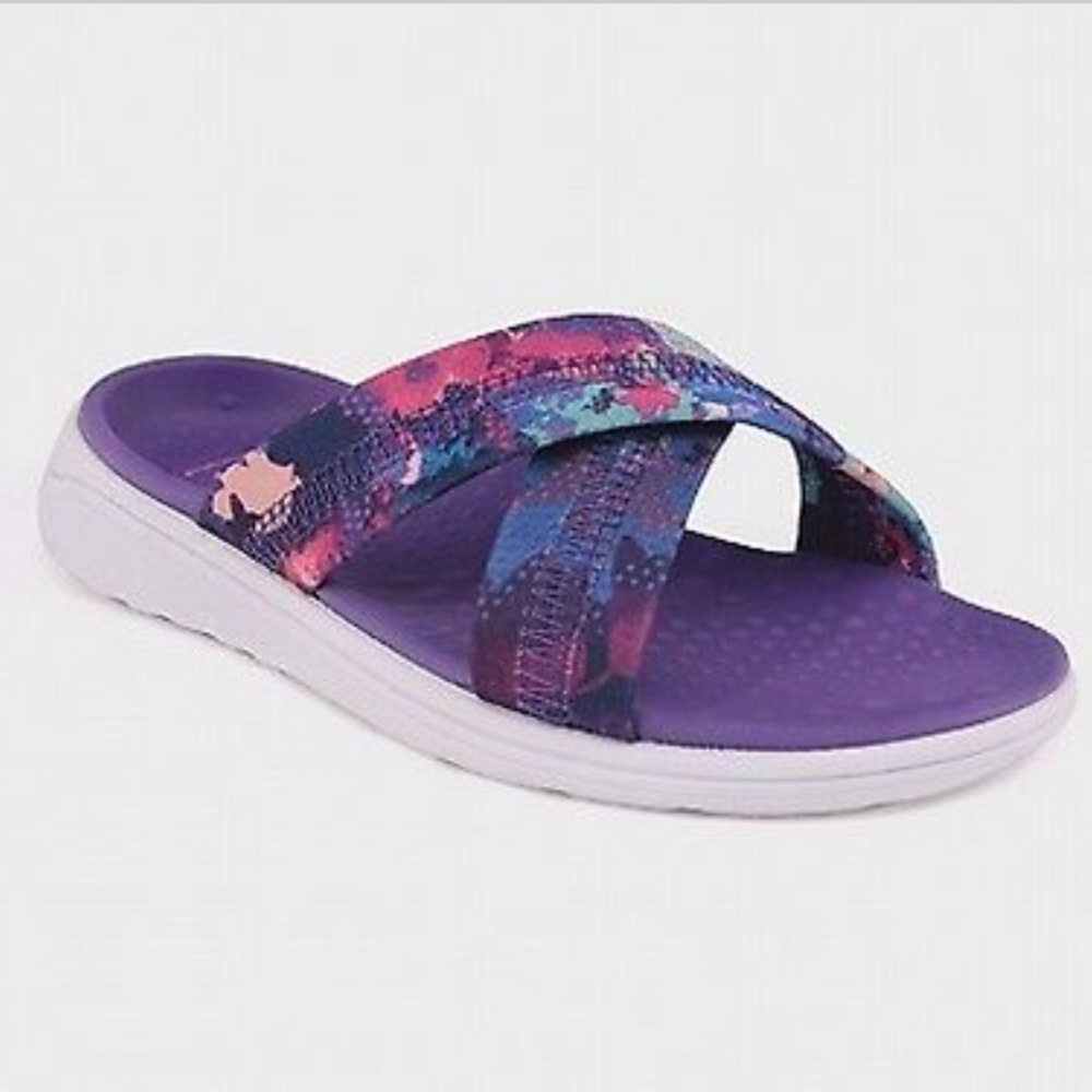 Girl's Champion Malvina Slides Sandals Purple - Picture 2 of 2